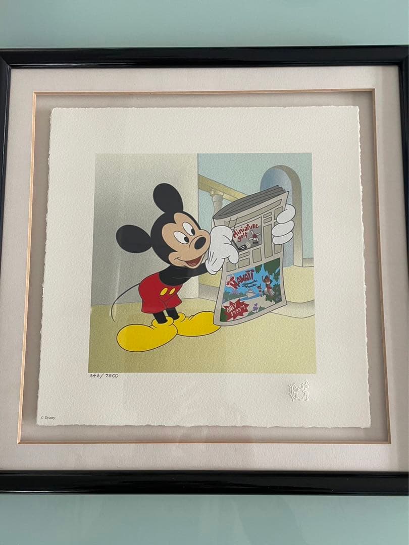 ミッキーマウス　絵画