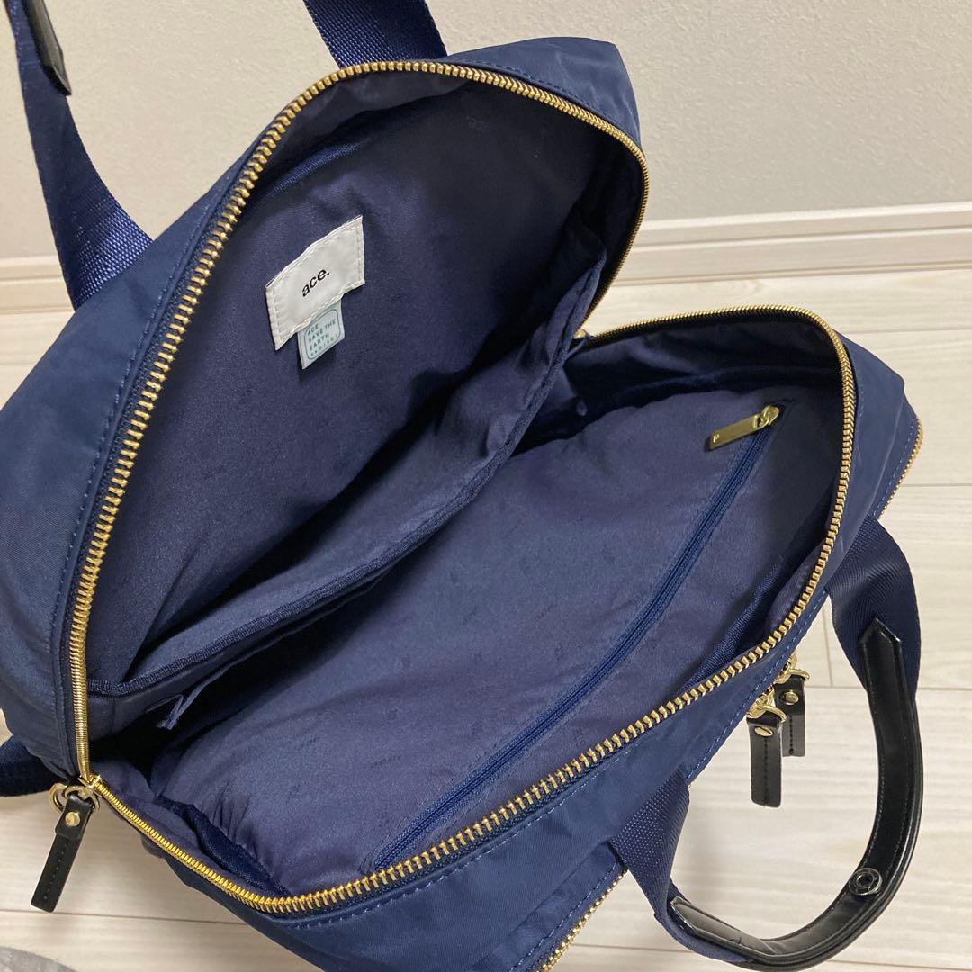 ace エース　レディース　ビジネスバック　リュック　新品未使用　ネイビー