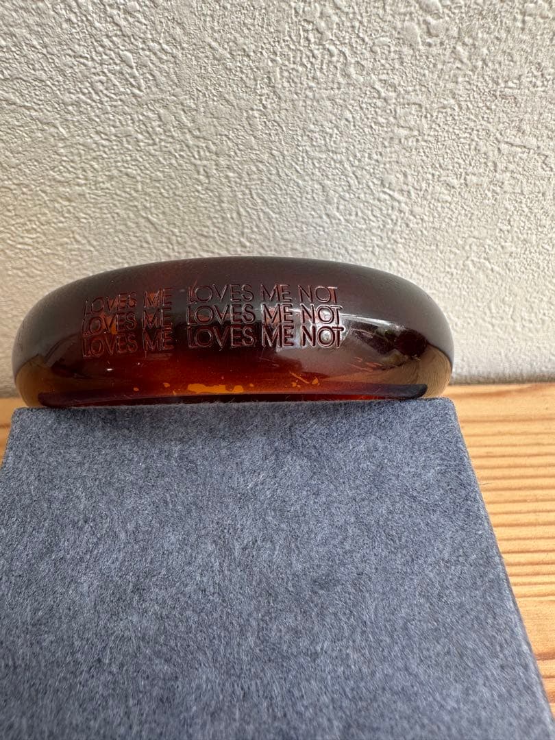 Dior HOMME ディオールオム　2007SS クリアバングル　ブラウン