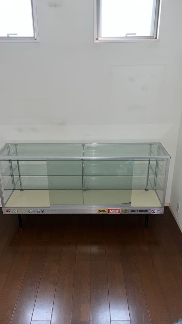 SALE ショー/コレクションケース　静岡引取　ステンレス　ガラス板