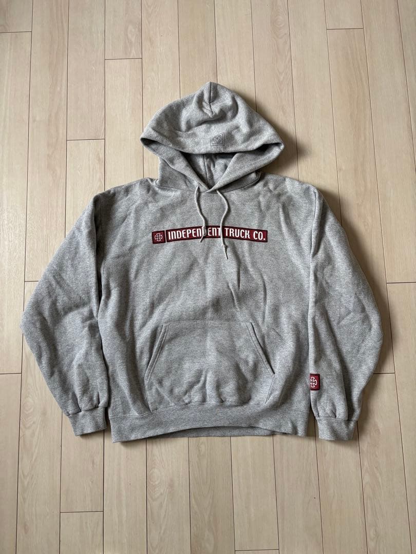 インディペンデント　NHSタグ　パーカー　グレー　90's-00's