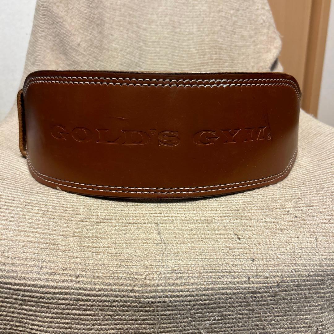 ゴールドジム(GOLD`S GYM) プロレザーベルト サイズ M