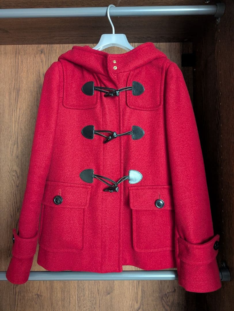 【ぷりん】BLUE LABEL CRESTBRIDGE ダッフルコート 赤