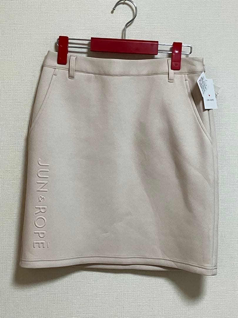 【タグ付き未使用品】JUN&ROPE ベージュ スカート