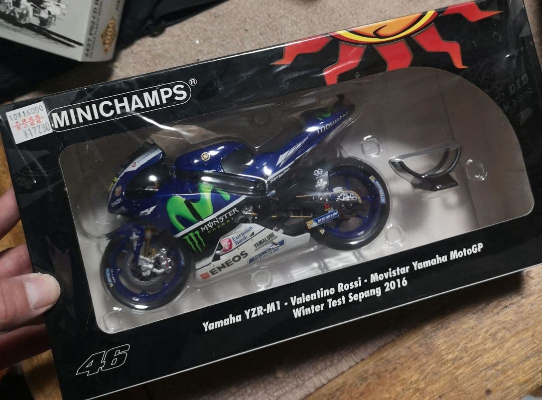 ミニチャンプス 1/12 ヤマハ YZR-M1 ロッシ セパンテスト 2016