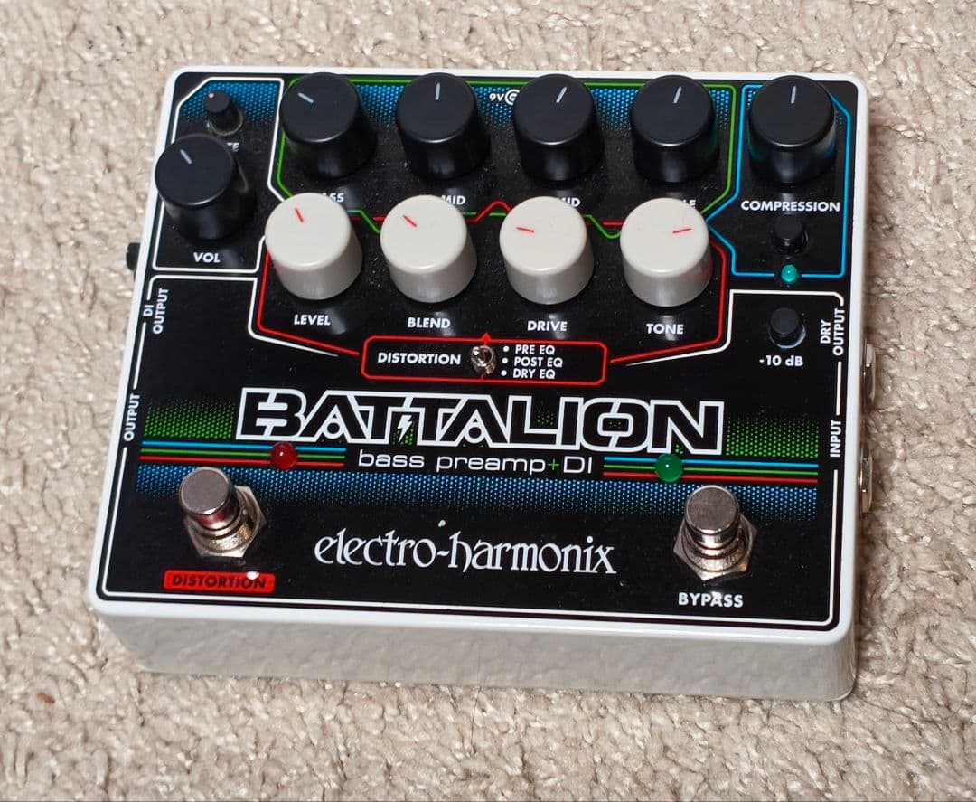electro-harmonix BATTALION ベースプリアンプ