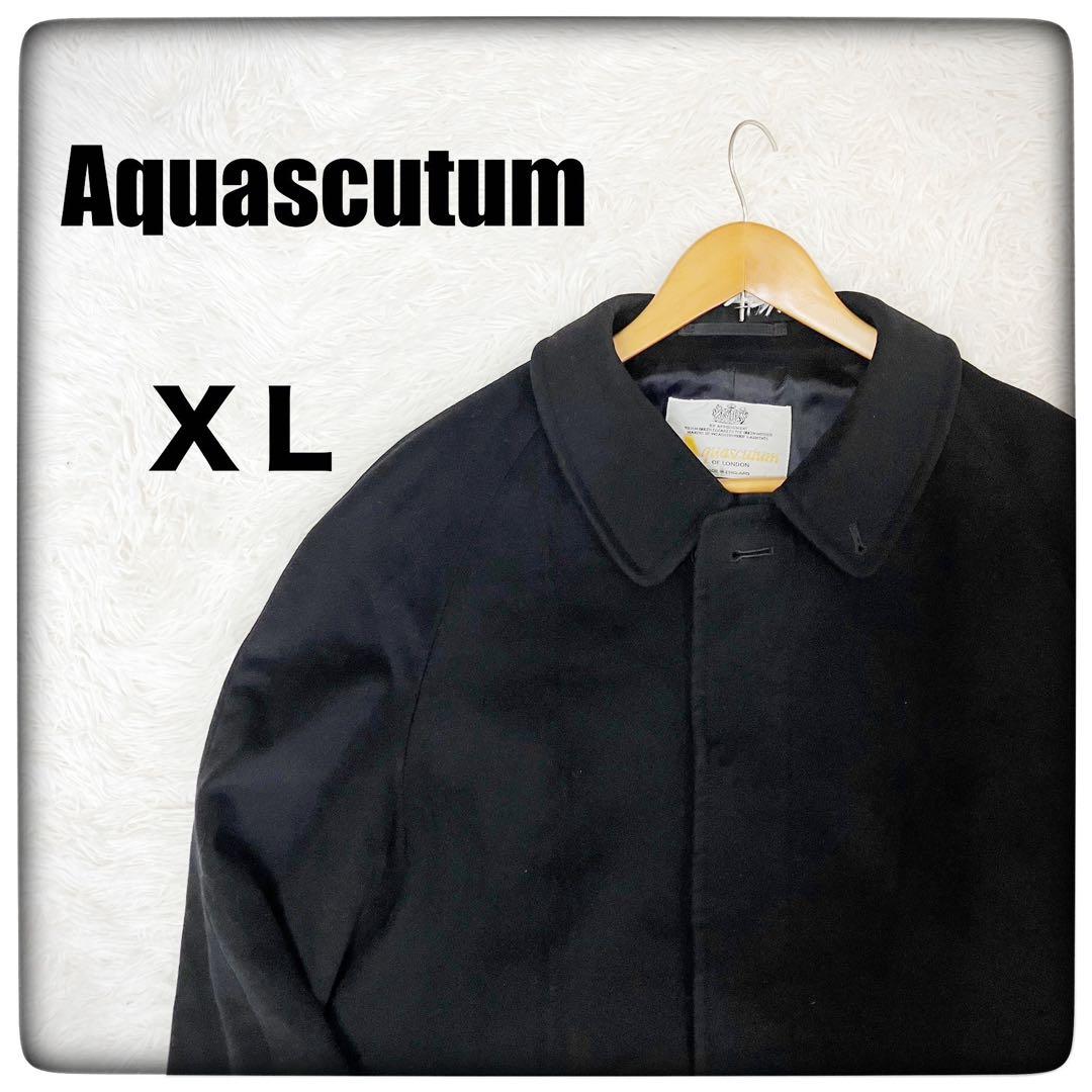 【美品】Aquascutum アクアスキュータム ロングコート sizeXL
