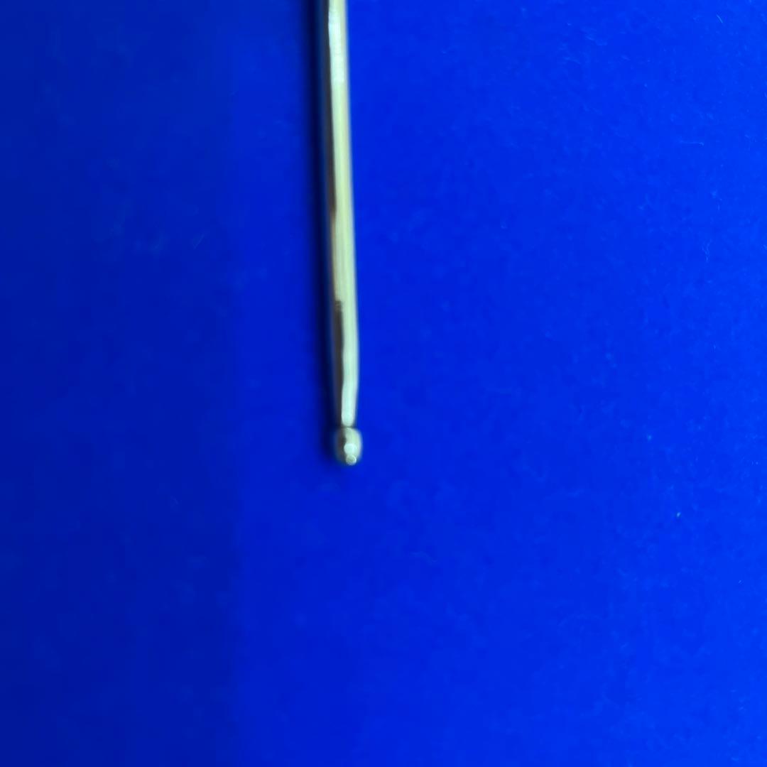 銀　鍉鍼　(100mm長鍼)