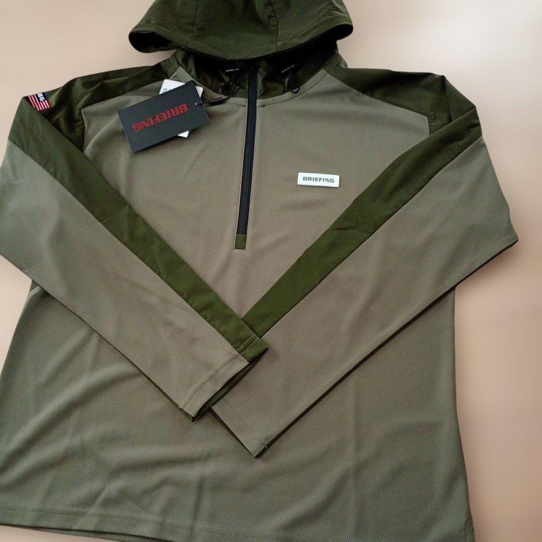 週末お値下げ！ブリーフィングゴルフレディースハーフジップフーディーサイズM