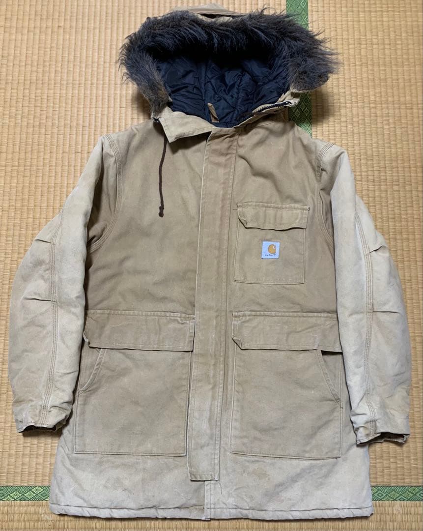 80s カーハート シベリアンパーカー fade brown 検索 デトロイト