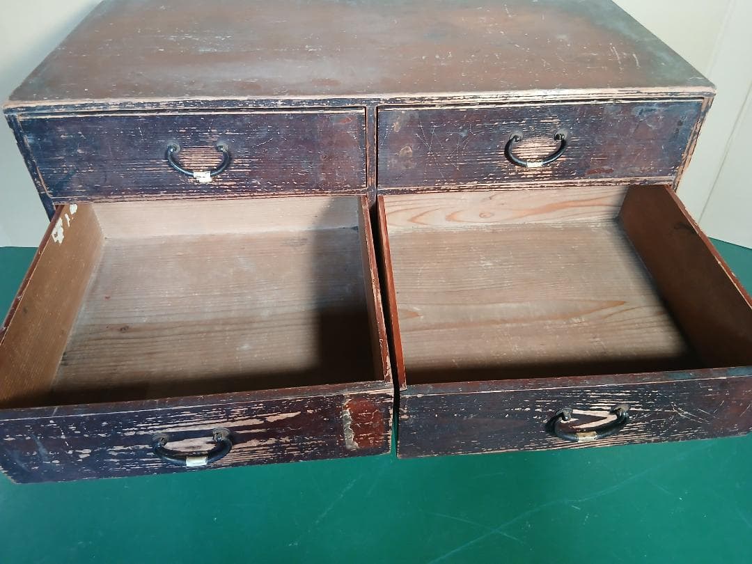 昭和初期　レトロ　和箪笥　引き出し　アンティーク家具　古家具
