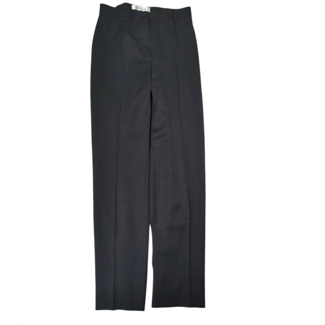 マックスマーラ セットアップ パンツスーツ ブラック 3B シングル 40サイズ