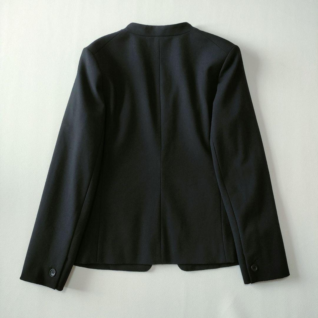 美品✨️PLSTウォームリザーブカラーレスジャケットパンツ スーツ 秋冬　洗濯可