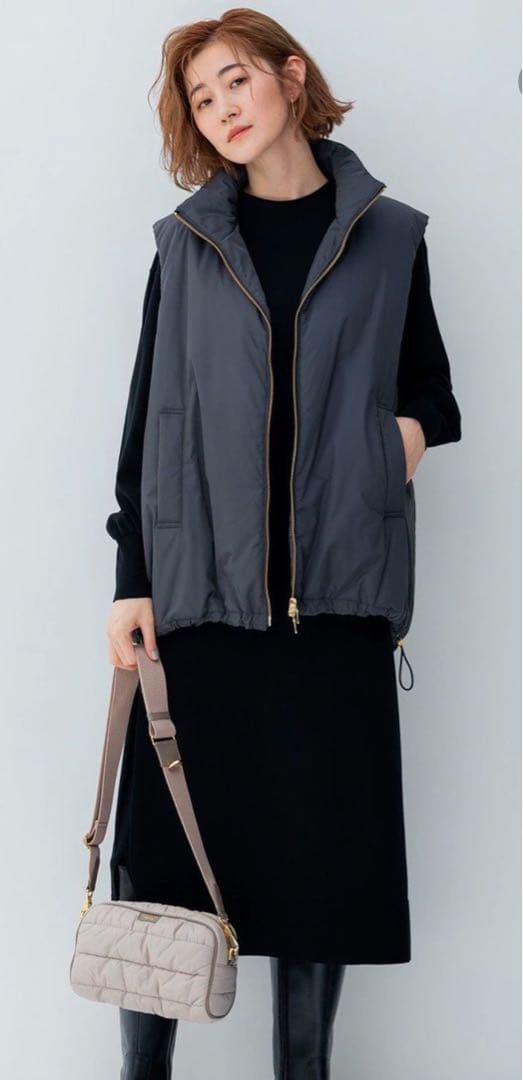 23区 【洗える】中綿 パティング ベスト