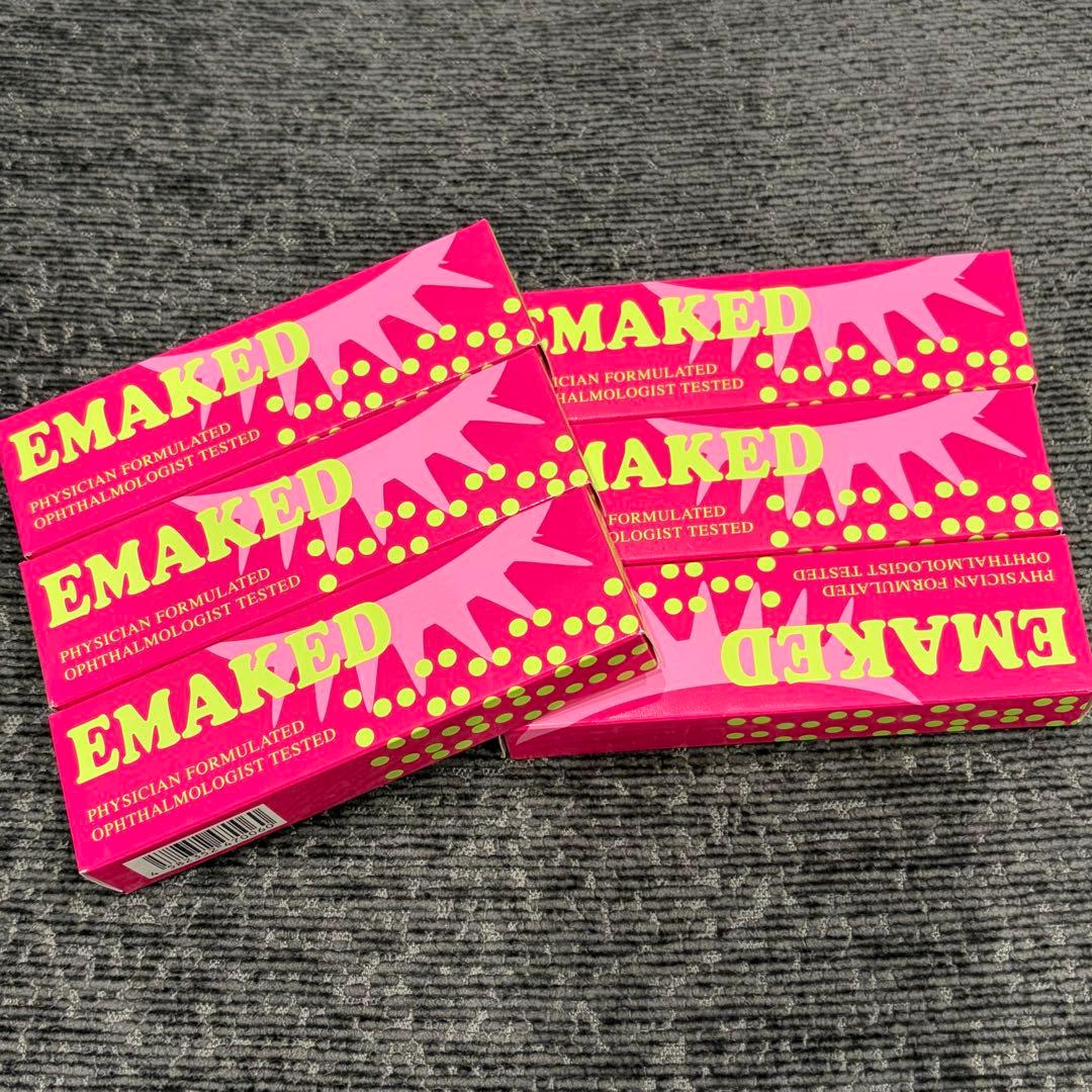 新品未使用EMAKED 正規品 まつげ美容液 エマーキット　エグータム　6本