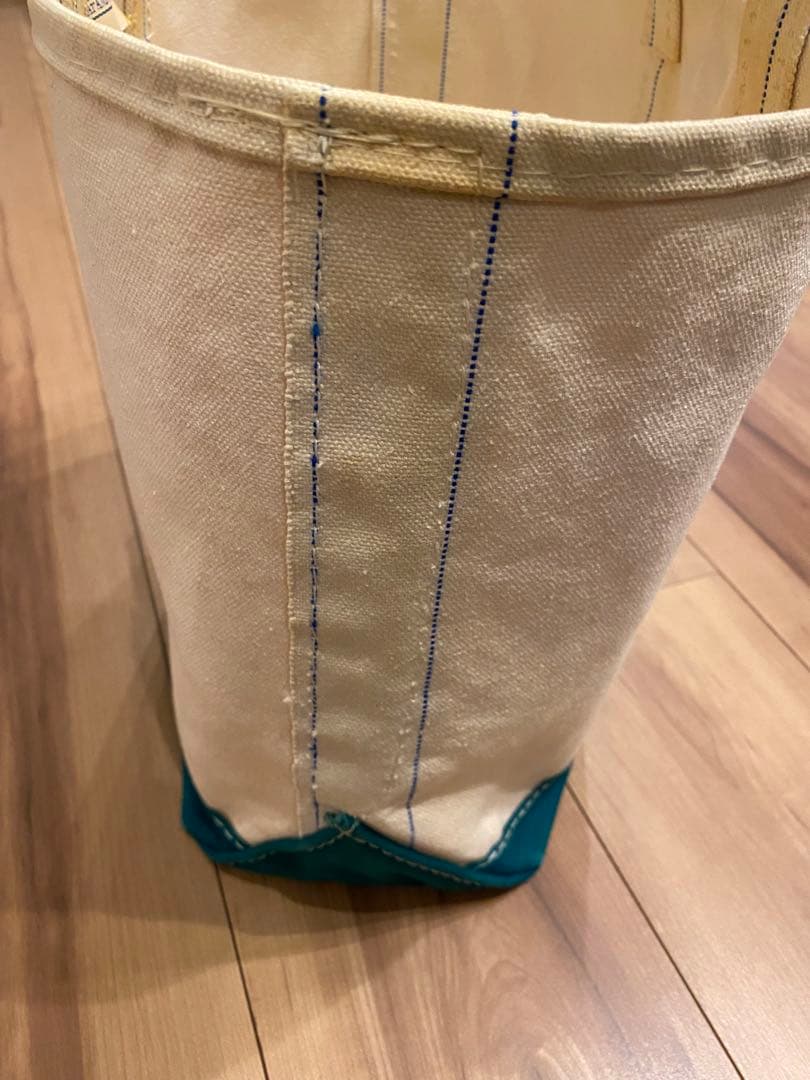 80s エルエルビーン　トートバッグ　2色ギザタグ　グリーン　M 美品