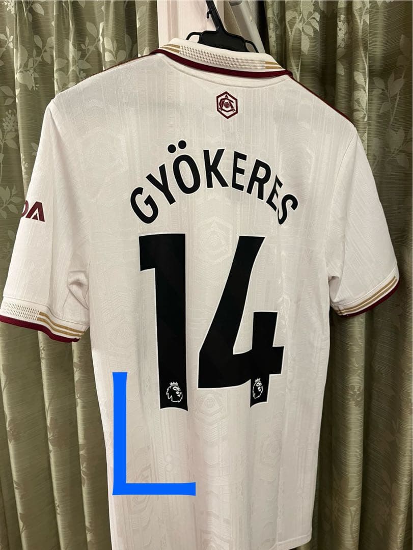 【新品未使用】25-26 アーセナル 3rd オーセンティック ギョケレス L