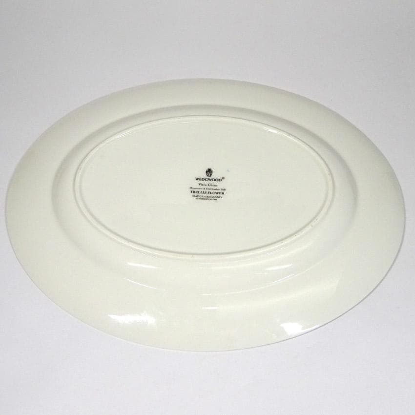 【a-082c/g】　プレート　オーバルプレート　トレリスの花