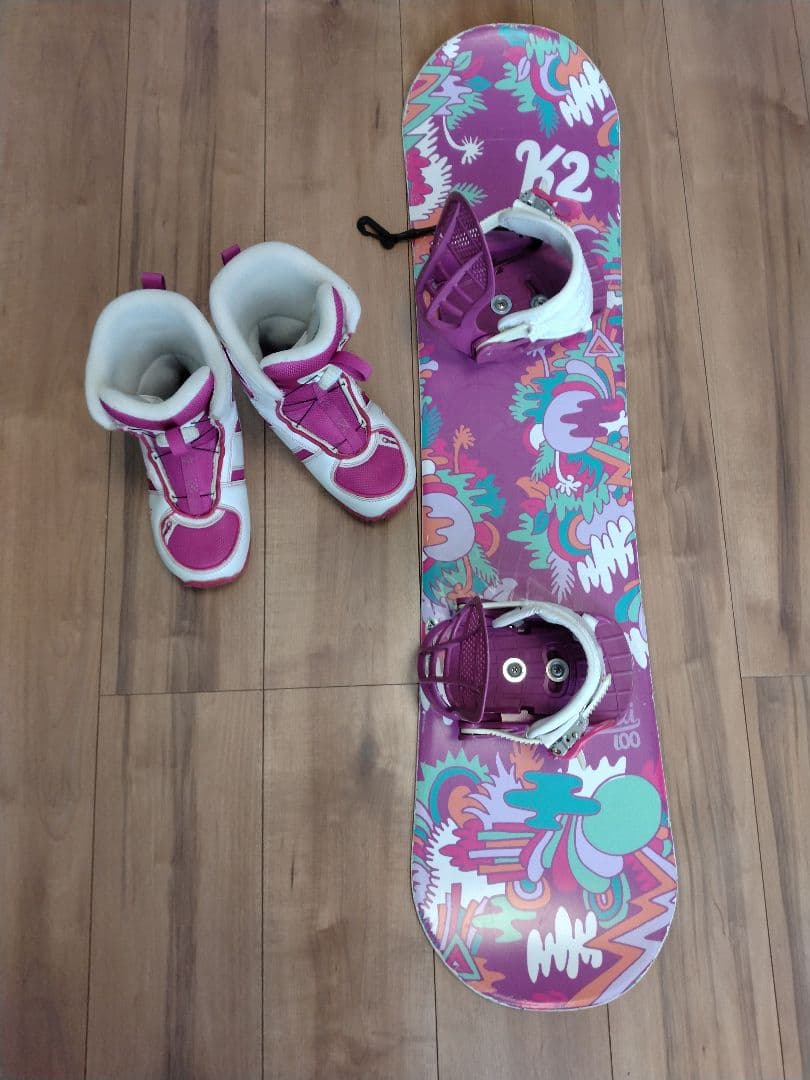 子供用　スノーボード100㌢　ブーツセット