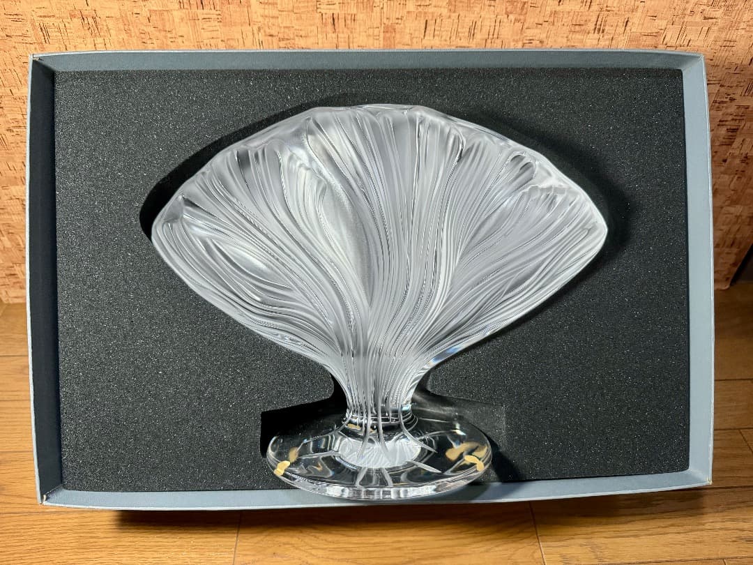 LALIQUE ラリック Ichor イコル クリスタルフラワーベース 花瓶