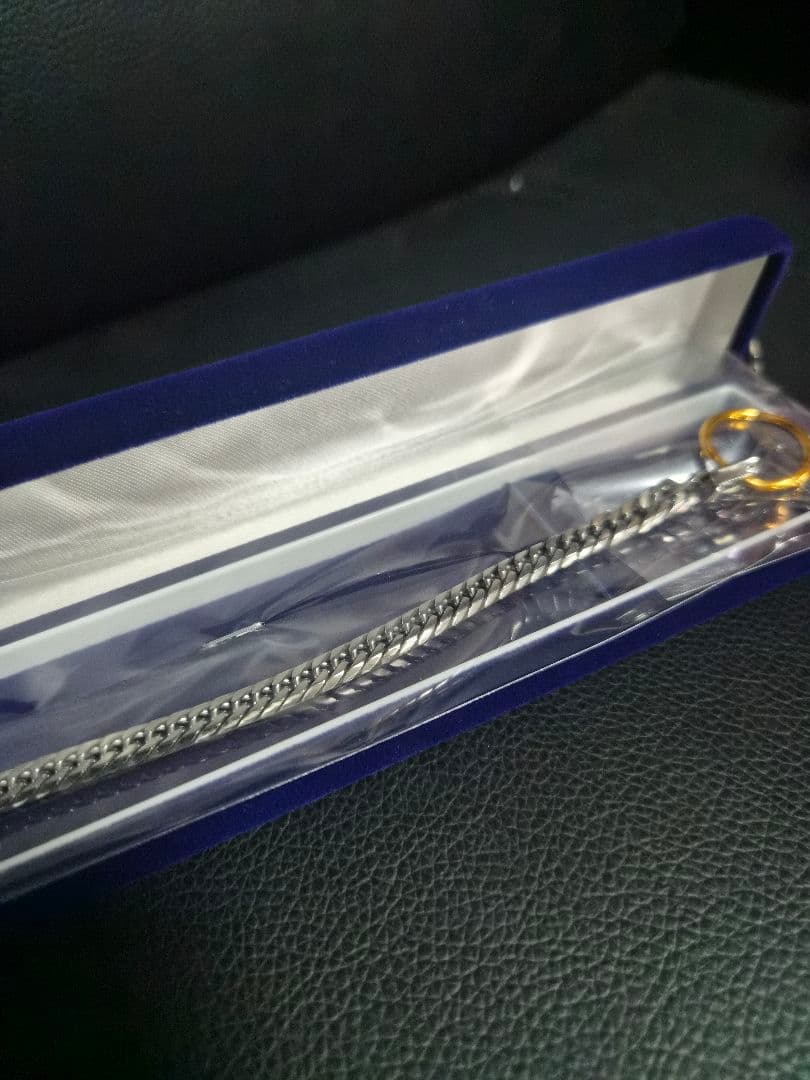 限定価格　喜平　６面ダブル　純チタン　ブレスレット20cm