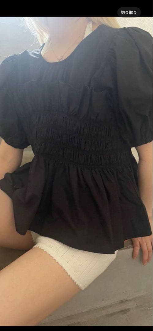 papier パピエ　ブラウス