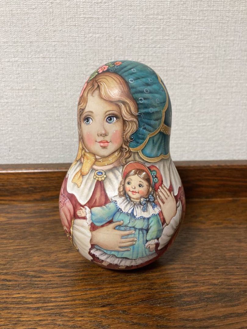 ロシア雑貨☆起き上がりこぼし♪『Doll』イリーナ作 マトリョーシカ