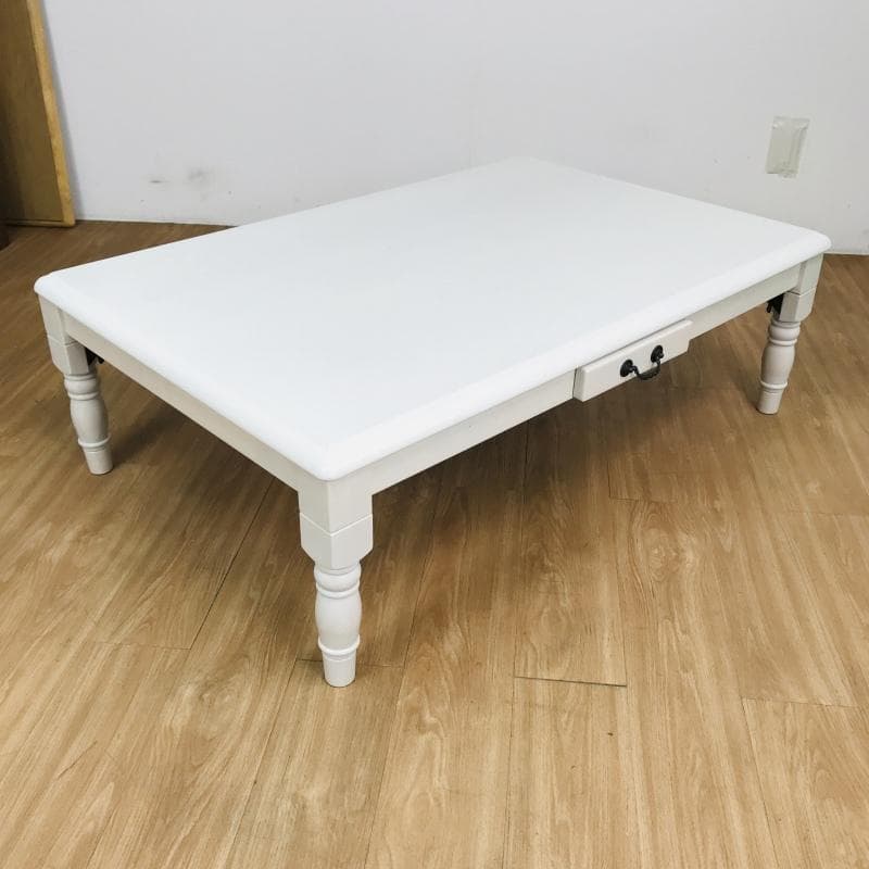 【新品】アンティーク調　折れ脚 こたつ 120WH 【アウトレット】