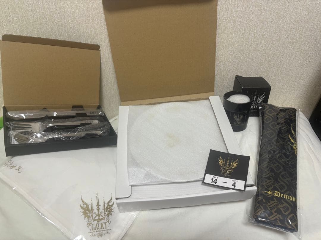 GACKT 魔王生誕饗宴2025 ディナーセット