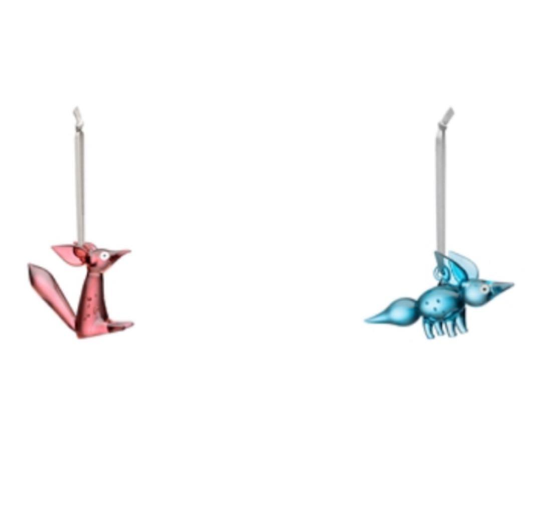 イッタラ ヴルペス オーナメント フォックス チェリー & ブルー 新発売