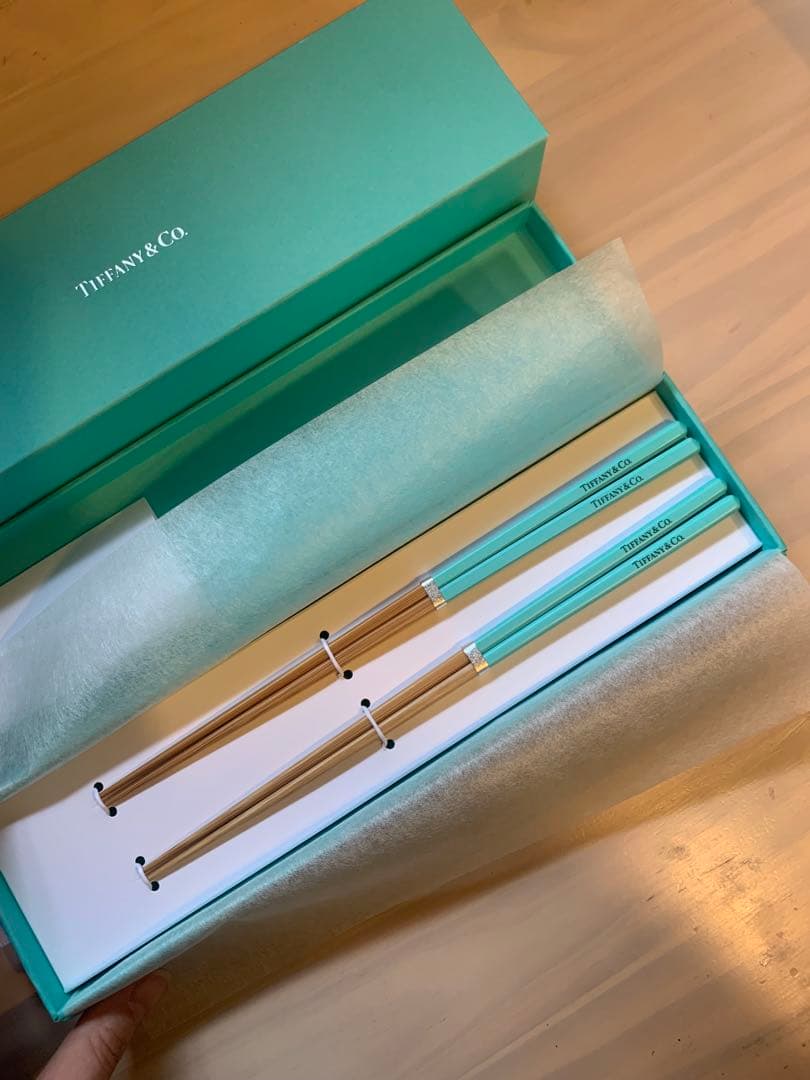 Tiffany & Co. 木製箸 2本セット　非売品