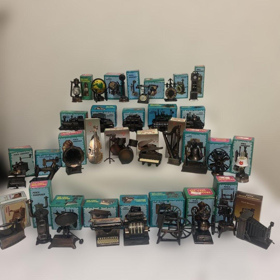 超希少！ダイキャスト鉛筆削り 昭和レトロ 30点セット 全て箱入り