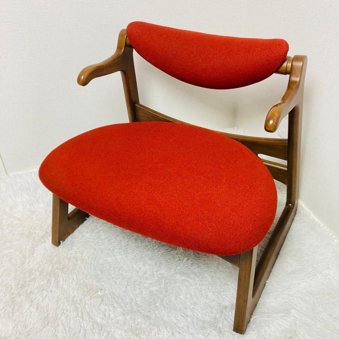 起立木工 CA チェア　キャスパー チェア 低座椅子　 天然木 ゆったり座面