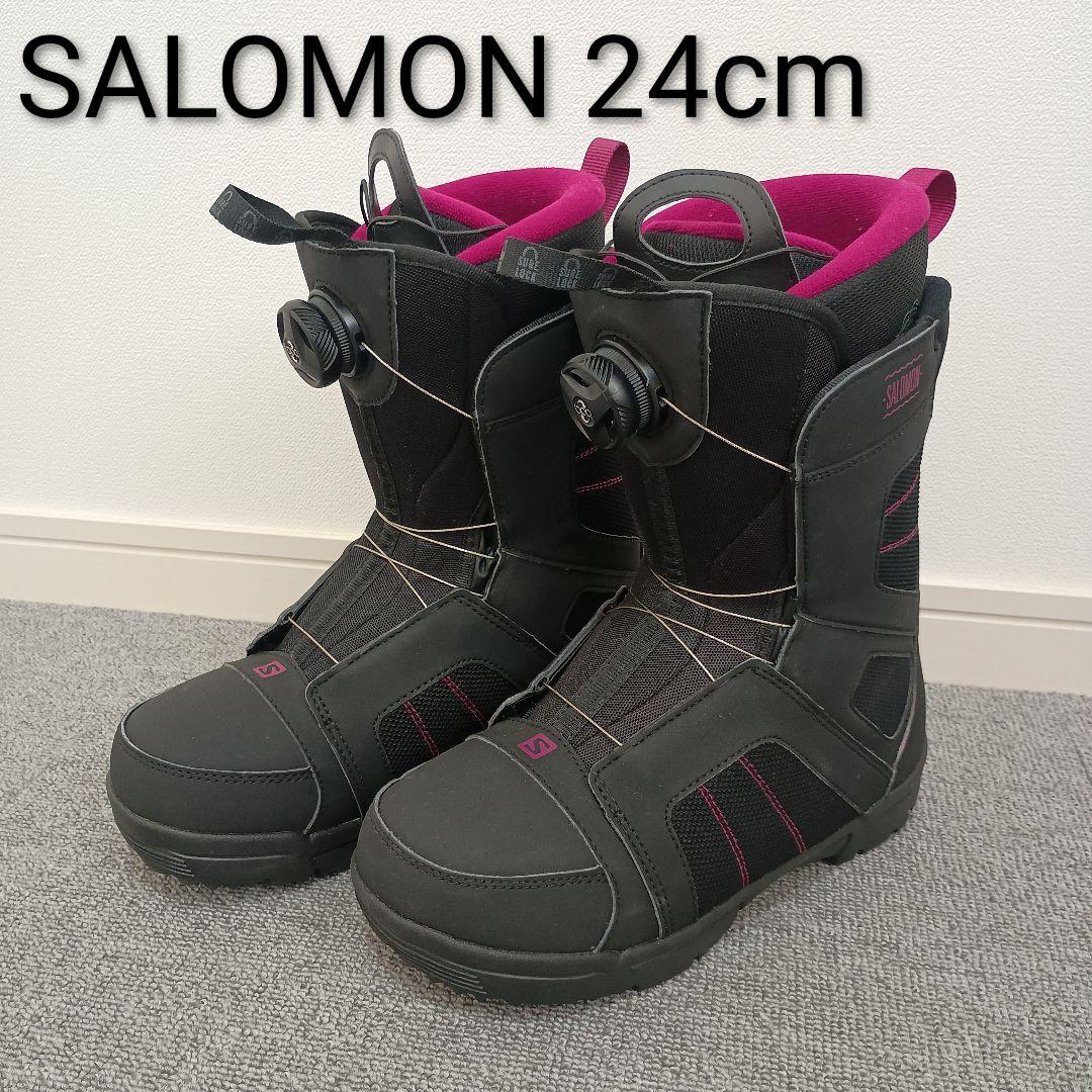 SALOMON スノーボードブーツ 24cm SCARLET BOA サロモン