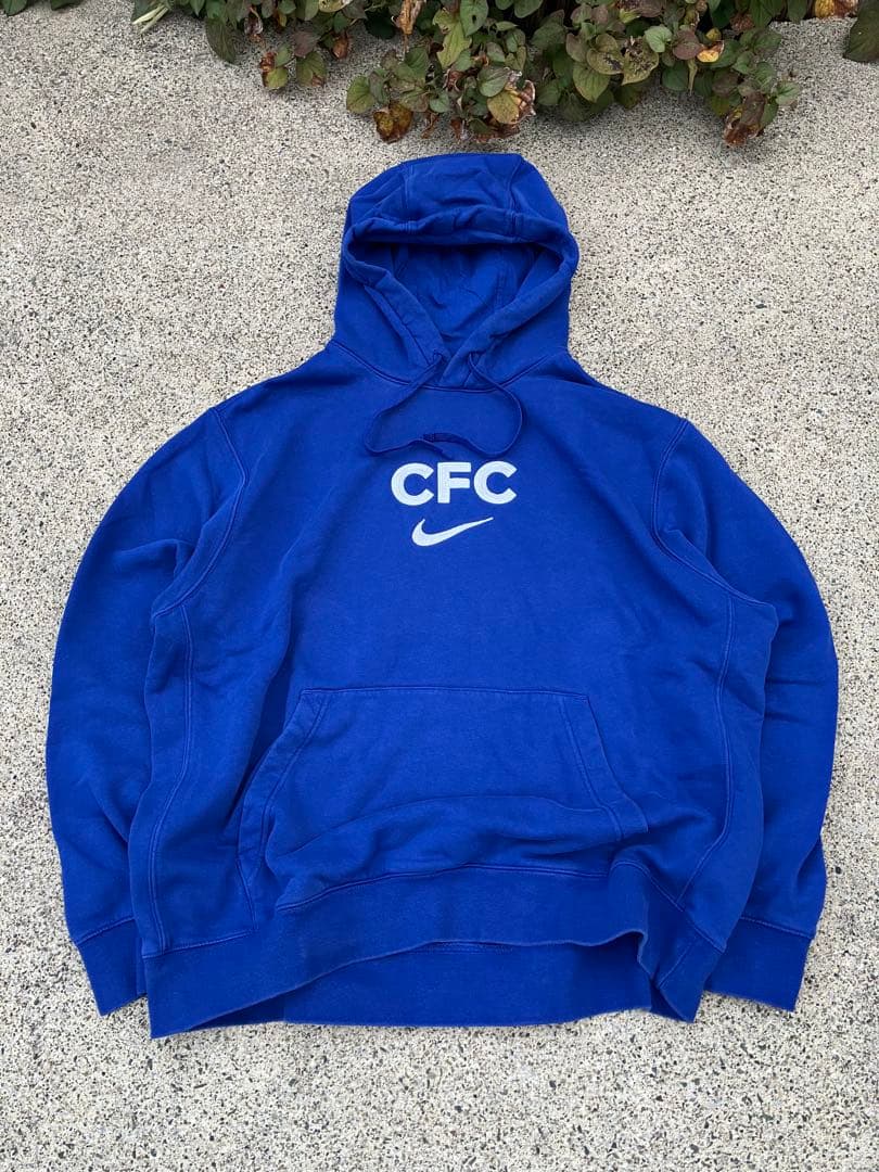 【希少】Nike×チェルシーFCスウェットパーカー/ジャージ XL 古着