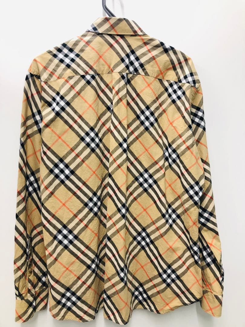美品！ Burberry スリムフィット チェック コットンシャツ
