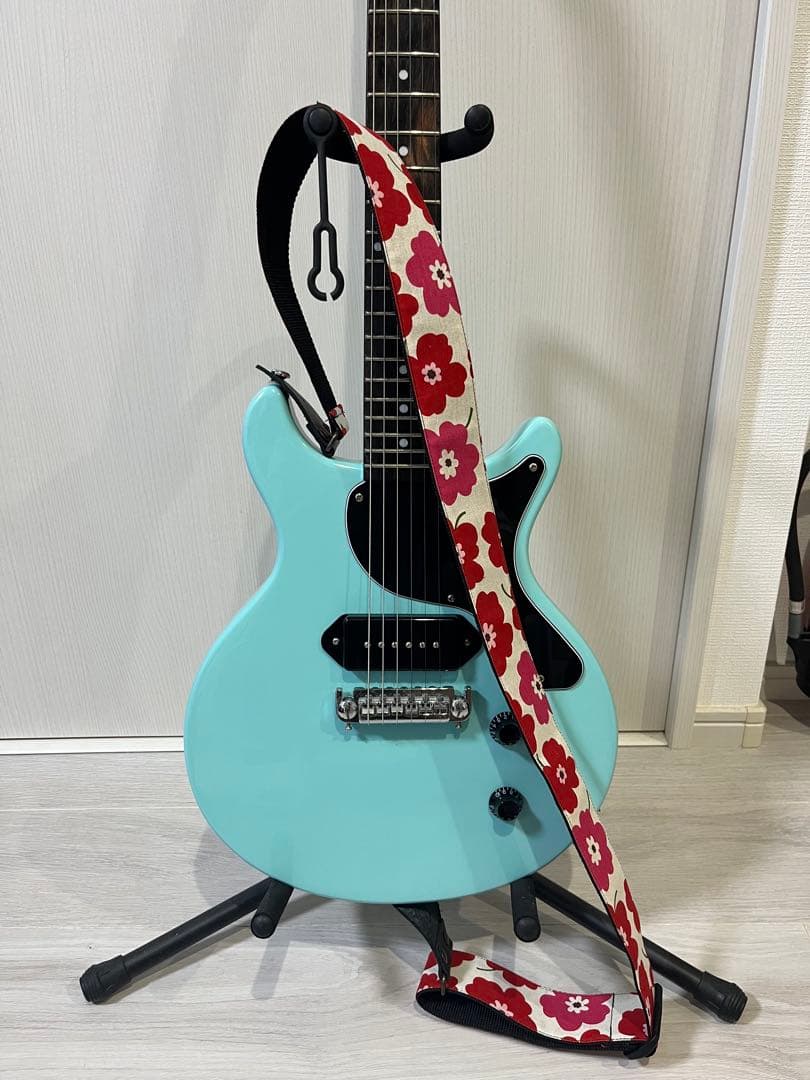 harley benton レスポールジュニア　ブルー