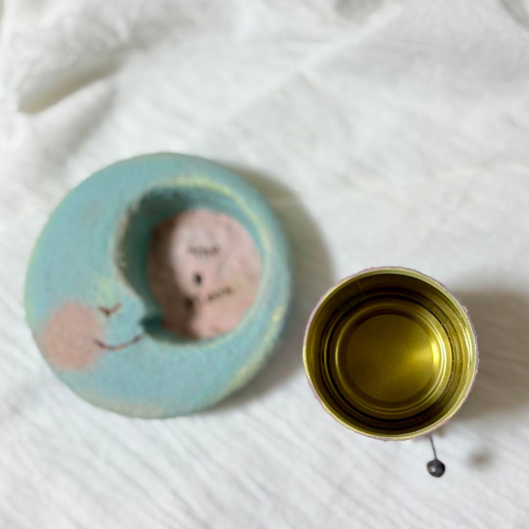 作家様　お月さまとお家のデザイン　植木鉢　多肉植物　2つセット　モルタル