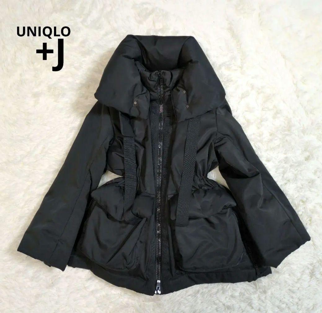 新品　ユニクロ　+J　ハイブリッドダウンショートコート　ブラック　ジルサンダー