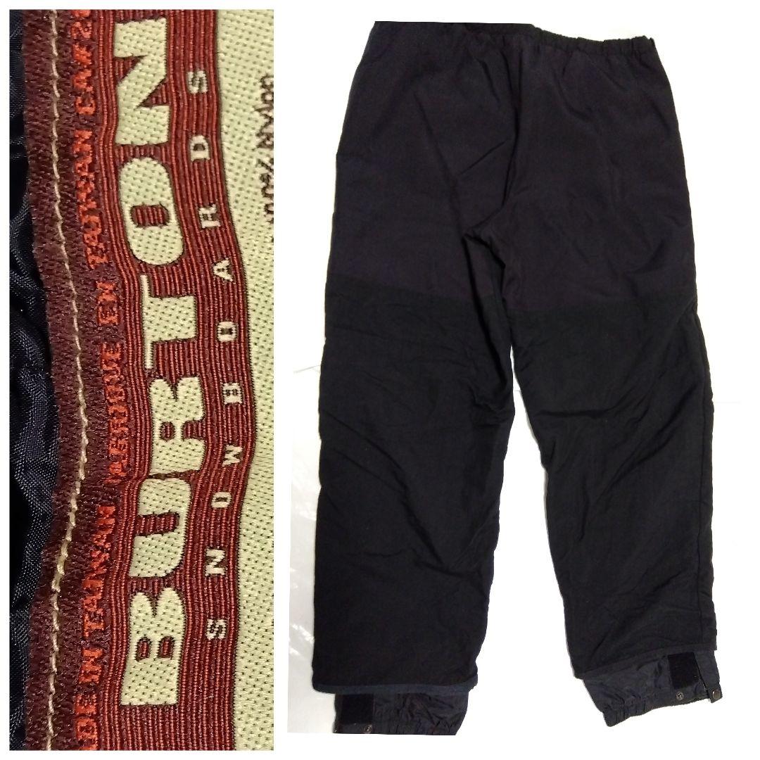 【L】【黒】 ビンテージ Burton ブラック スノーボード パンツ スキー