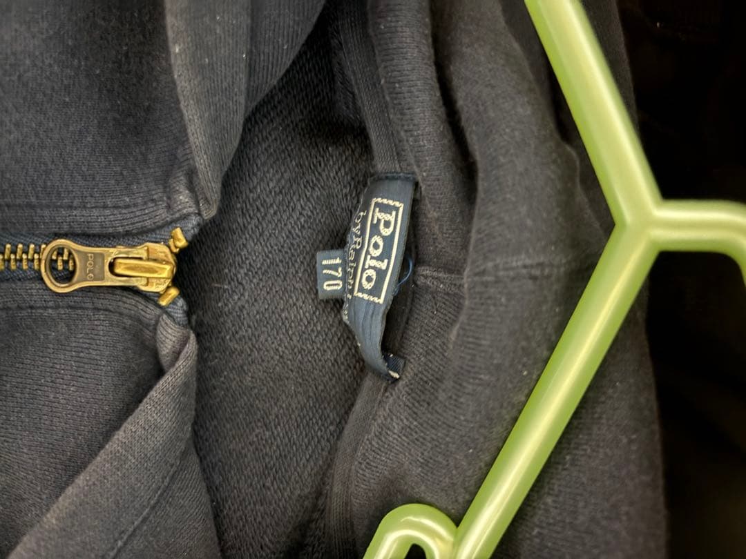 【最終値下げ】ポロ ラルフローレン ジップパーカー ネイビー フルジップ メンズ