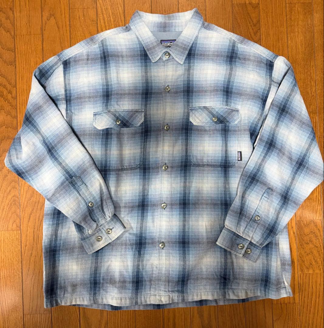 Patagonia ネルシャツ ポルトガル製XL