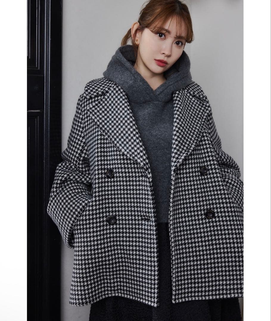 ジャケット・アウター Herlipto Proust Wool-Blend Melton Coat M