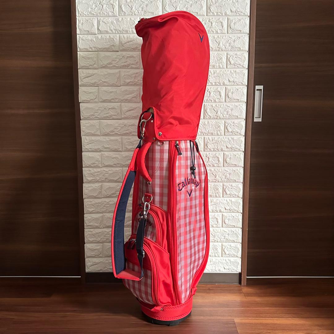 キャロウェイ キャディバック レッドチェック 8型 Callaway