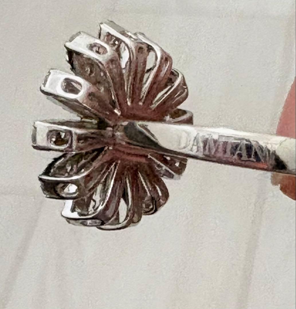 ダミアーニ　マルゲリータ　16mm ダイヤ　リング　12.5号　K18WG