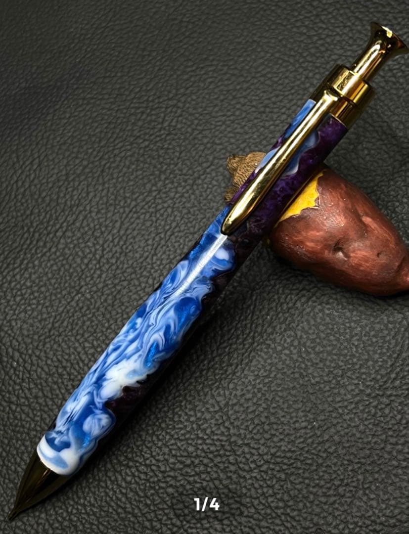 こぶた工房 極上花梨瘤　スタビ&レジン 検索用→ 野原工芸 工房楔