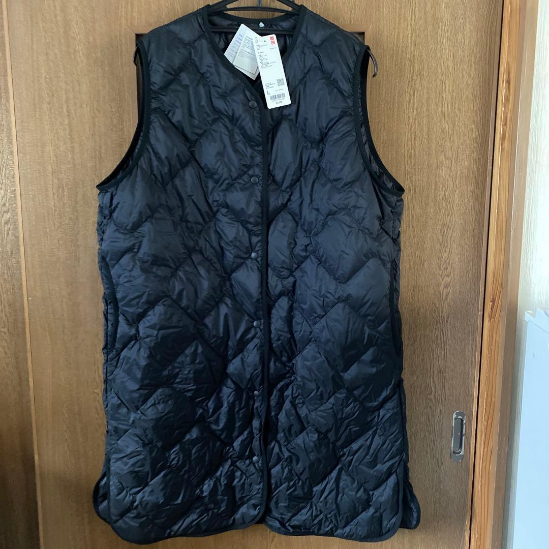 ユニクロ　ウルトラライトダウン　ロングベスト