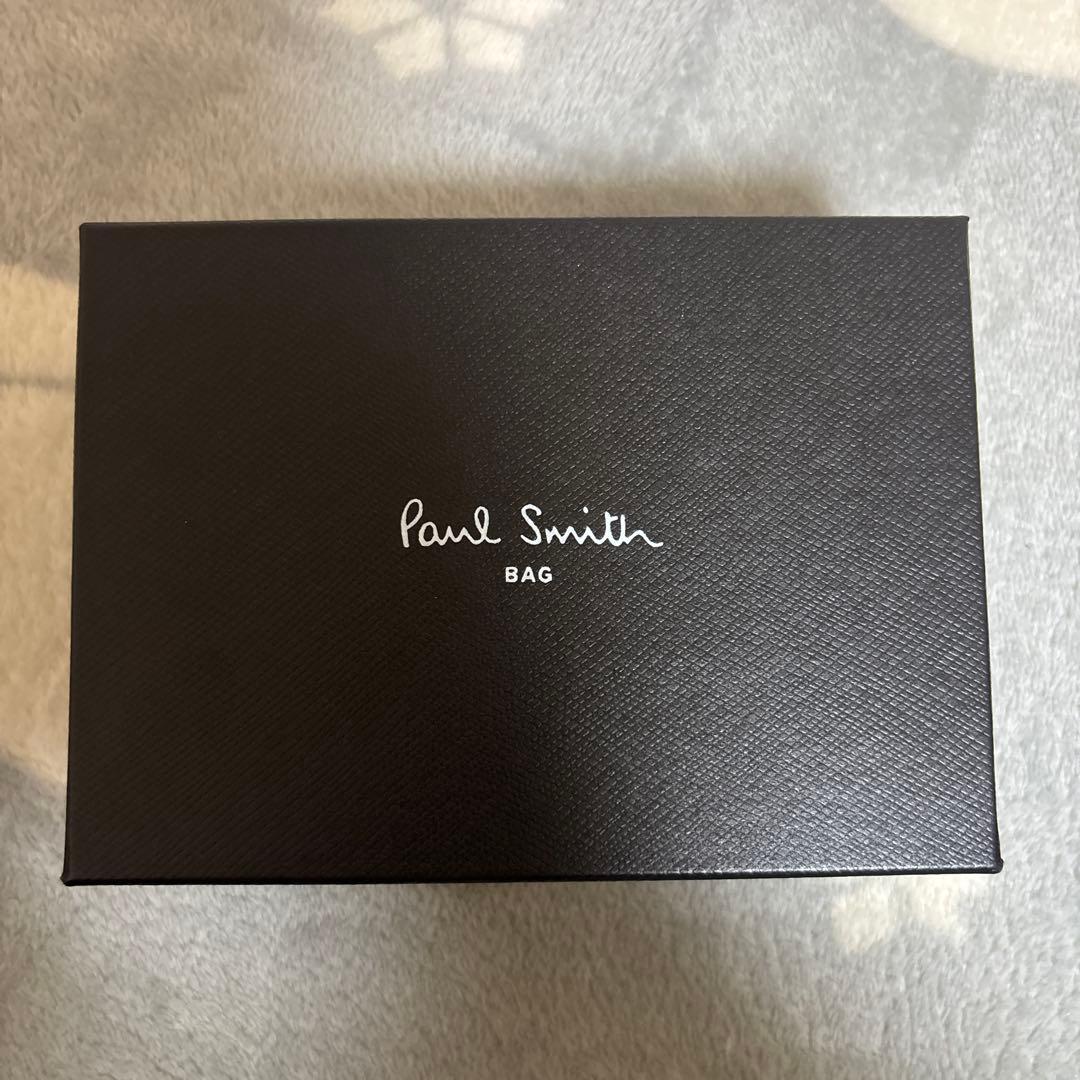 【新品】Paul Smith ブライトストライププラー 3つ折り財布 保護袋付き
