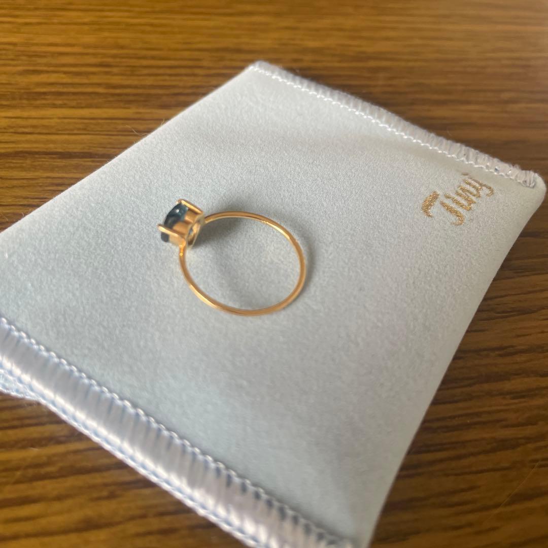 alice in tinyroom ドロシーリング　ロンドンブルートパーズ　8号