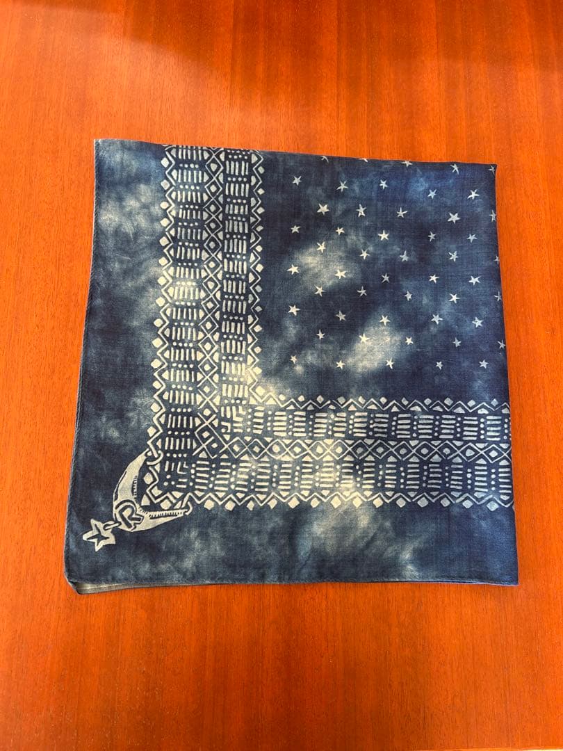 45Rシルクインディゴスカーフ